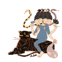 Yoga Brahma Sticker by luleå mindful