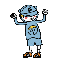 Happy Hip-Hop Sticker