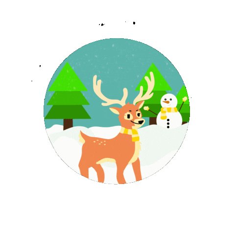 Snow Winter Sticker by LioxFoundation
