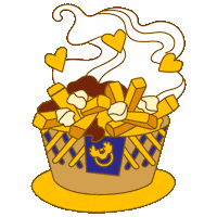 fries Sticker by Maison de la Poutine