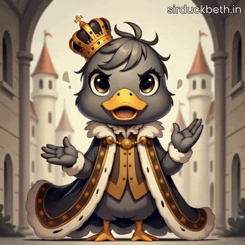 sirduckbeth animation cartoon power motion GIF