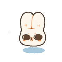 Bunny Love Sticker by moonie coco