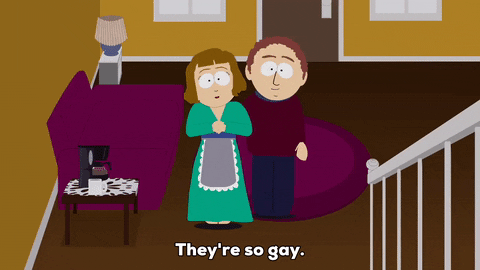 table couch GIF by South Park 