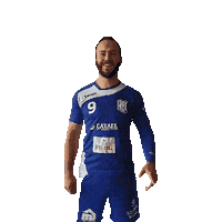 HandbalclubIzegem handball bluewhitedynamite handbalclubizegem Sticker