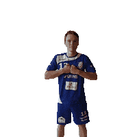 HandbalclubIzegem handball bluewhitedynamite handbalclubizegem Sticker