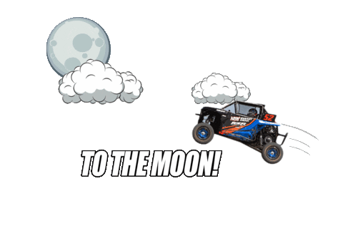 Send It To The Moon Sticker by RJ Anderson