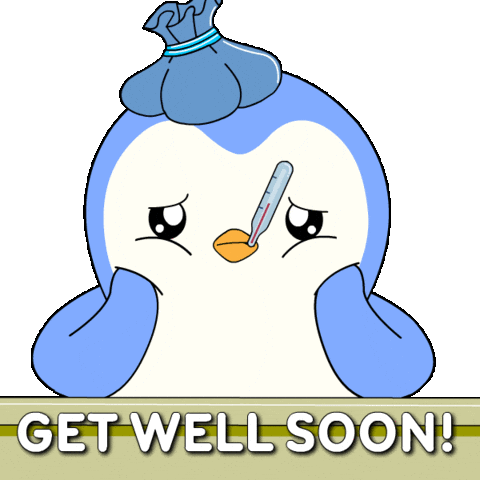 Stay Strong Take Care Sticker by Pudgy Penguins