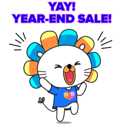 Happy Jump Sticker by Lazada Malaysia