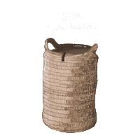 Basket Sam Sticker