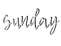 thehippiehacker sunday doodle handlettering days of the week Sticker