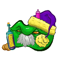 hugobohz drink navidad arte lips Sticker