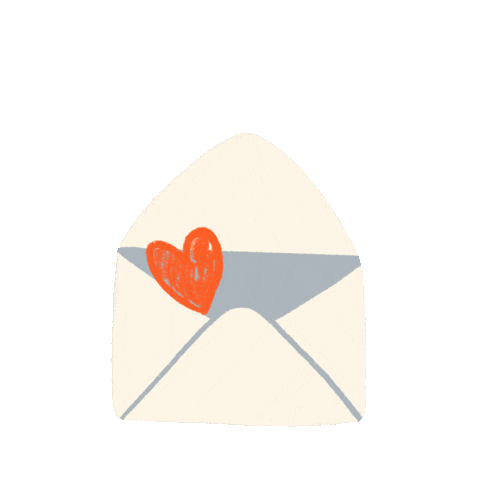 Love Letter Hearts Sticker