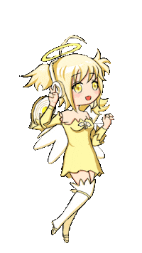 Lunime anime games life yellow Sticker