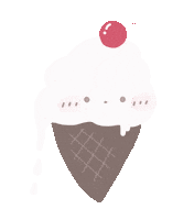 Ice 食べる Sticker