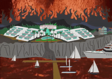 fire resort GIF by South Park 