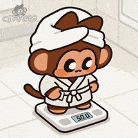 Weighing Weight Loss GIF by Chimpers