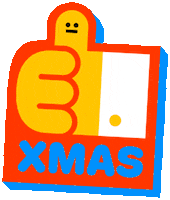 Christmas Sticker Sticker by STICKY MONSTER LAB