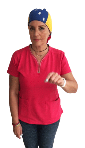 pointing Sticker by Dra. Linda Rincon