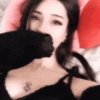 Staring Cute Girl GIF