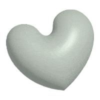 Cmtdesign heart 3d green cmt Sticker