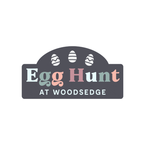 WoodsEdgeChurch egg hunt woodsedge easter at woodsedge easteratwoodsedge Sticker