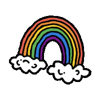 Rainbow Gay Sticker by WONGDOODY
