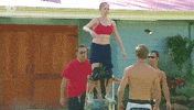 Christina Stilts GIF by Big Brother Australia