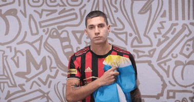 Argentina Flag Love GIF by Atlanta United