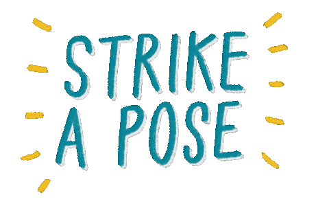 Strike A Pose Photography Sticker by Amazon Photos