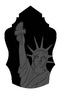 New York City Cheers Sticker by Barking Irons Spirits