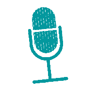 bokehpodcast mic microphone bokeh podcast Sticker