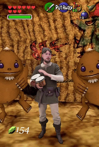 JanMcMaus dance zelda goron thelegendofzelda GIF