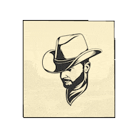 websheriff mobile logo design cowboy Sticker