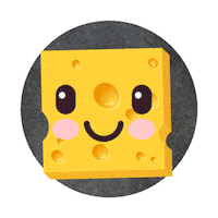 Pizza Cheese Sticker by sweetweet