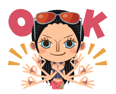 One Piece Ok Sticker by Toei Animation