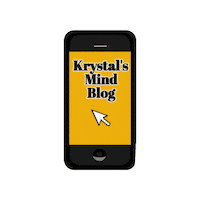 Krystalsmindblog phone click website blogger Sticker