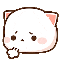 kawaiihoshi giphyupload cat peach cute cat Sticker