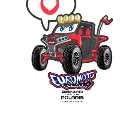 EuromotoPolaris giphyupload racing carrito polaris león Sticker