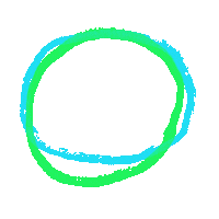 Loop Click Here Sticker