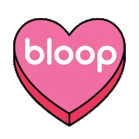 Heart Love Sticker by Bloop Australia