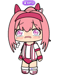 Pink Crying Sticker
