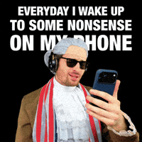 What Am I Reading Morning News GIF