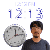 12Pm Sticker