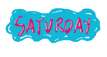 Days Of The Week Typography Sticker