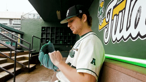 College Baseball Cameron GIF by GreenWave