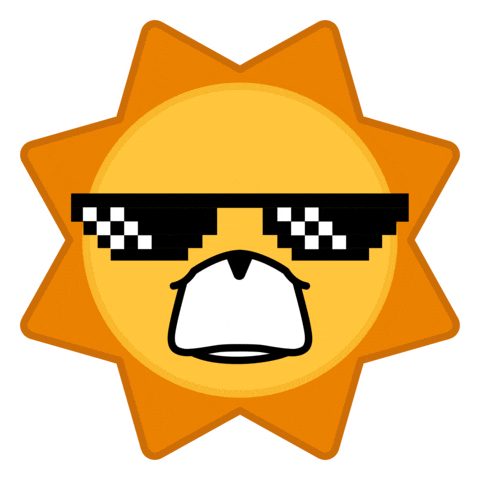 Sun Hello Sticker