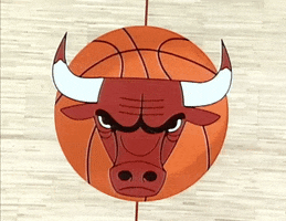 chicago bulls logo GIF