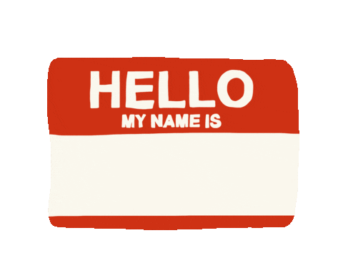 My Name Is Hello Sticker