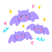 Halloween Batman Sticker by Vania Bachur