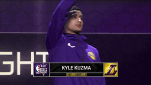 los angeles lakers wave GIF by NBA